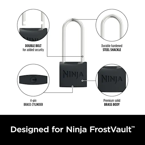 Ninja FrostVault? Perfect-Fit Padlocks, 2-Pack