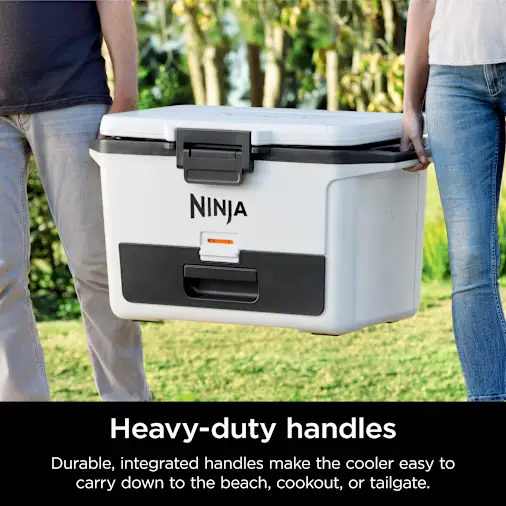 Ninja FrostVault? 50qt Hard Cooler with Cold Dry Zone, Cloud White