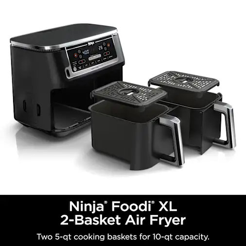Ninja? Foodi? 6-in-1 Smart 10-qt. 2-Basket Air Fryer