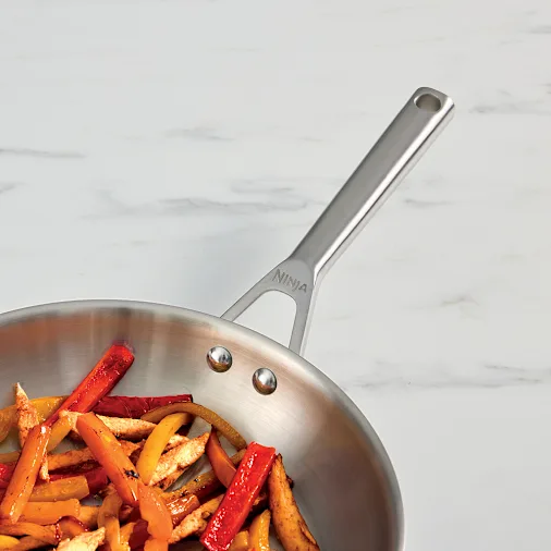 Ninja EverClad? Commercial-Grade Stainless Steel Cookware 12-Inch Fry Pan